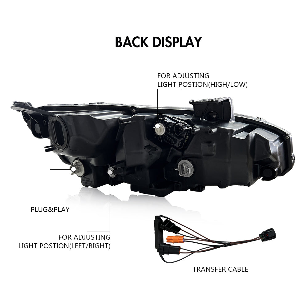 LED Headlights for 2016-2021 Honda Civic 10th Gen | Sedan/Hatchback/Coupe Complete Assembly Upgrade