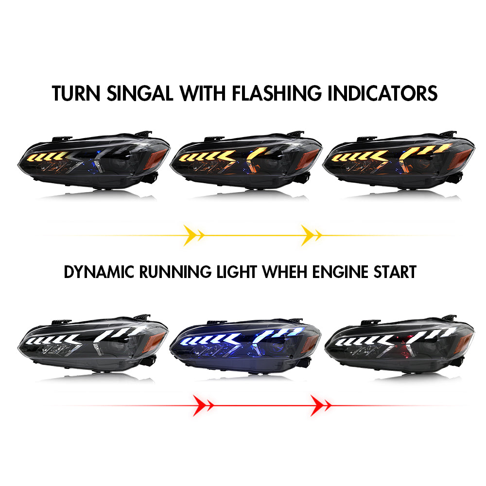 LED Headlight Assembly for 2022-2024 Honda Civic 11th Gen