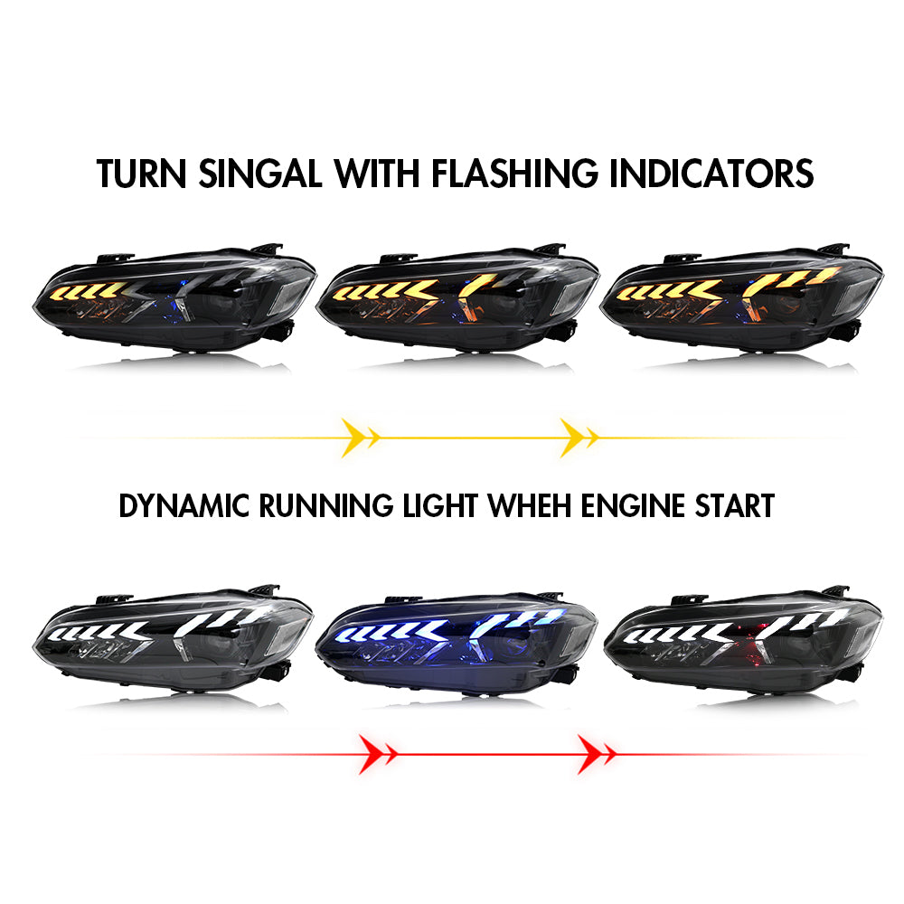 LED Headlight Assembly for 2022-2024 Honda Civic 11th Gen - Kuerled