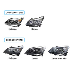 BMW 5-Series (2004-2010 E60/E61) LED Headlight Assembly, Premium Projector Upgrade, Plug and Play