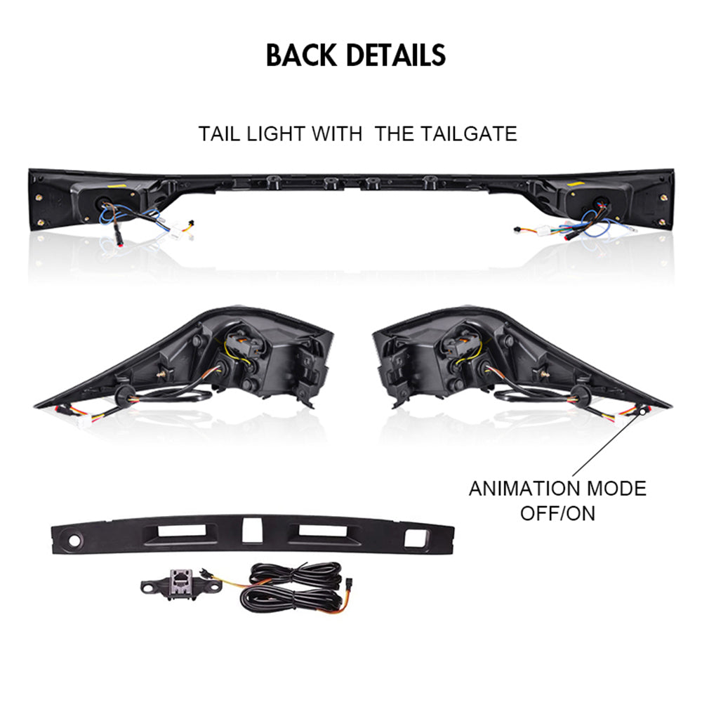 LED Tail Lights for 2014–2020 Lexus IS250 / IS300 / IS350 / IS200t – Sequential Rear Lamps