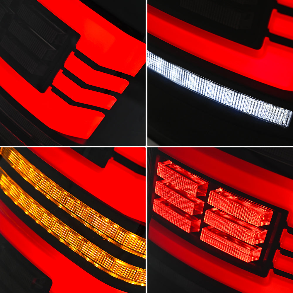 LED Tail Lights for Ford Maverick 2022-2024 XL & XLT – Smoked Lens Taillight Assembly