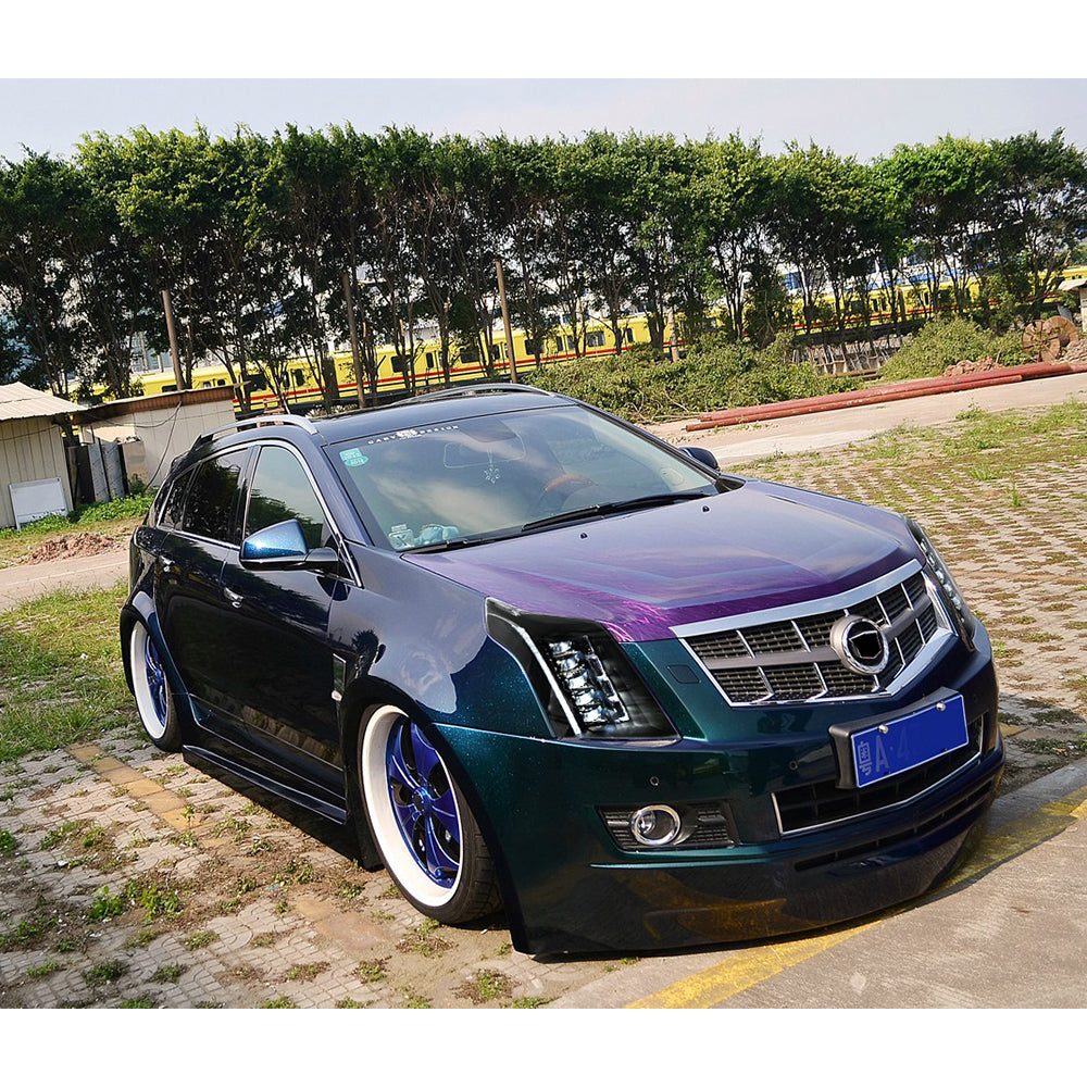 2010-2016 Cadillac SRX LED Headlights, Complete Front Assembly, Plug & Play - Kuerled