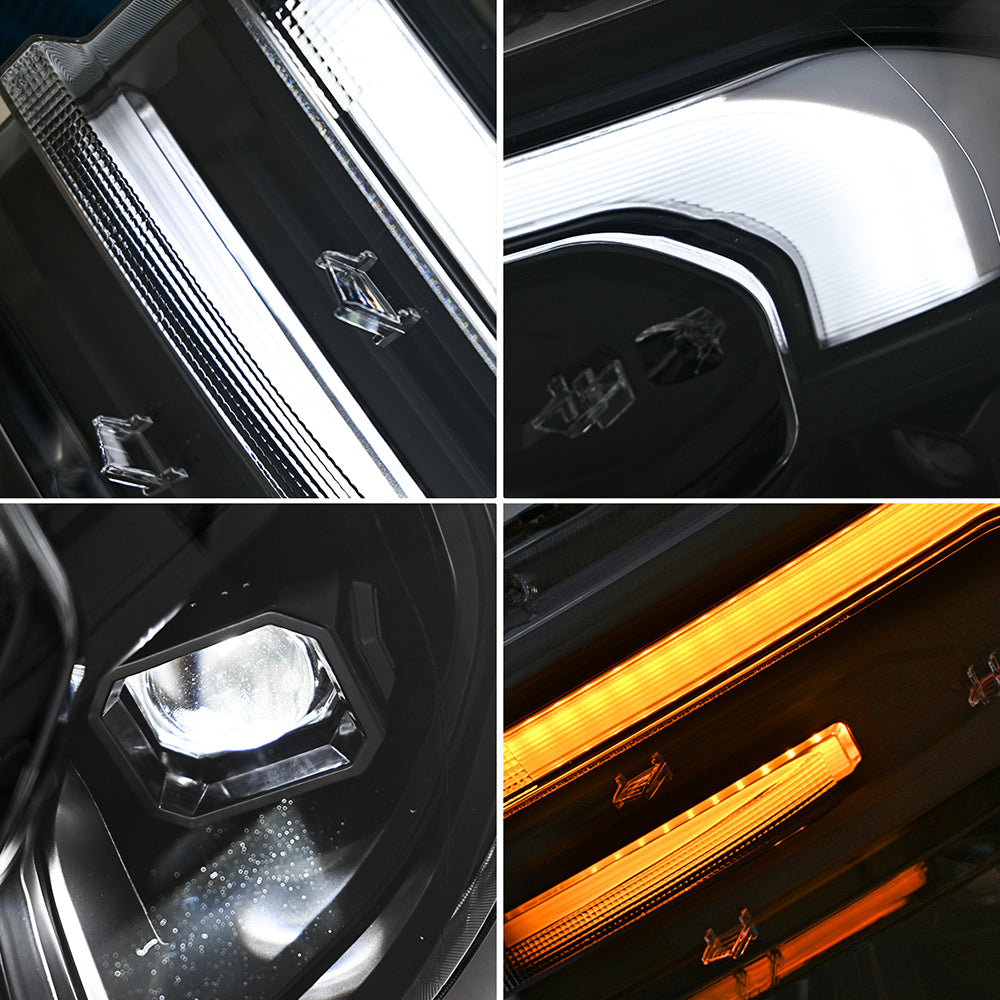 LED Headlights for 2022–2024 Ford Maverick – Projector Headlamps with DRL & Turn Signals (Pair)