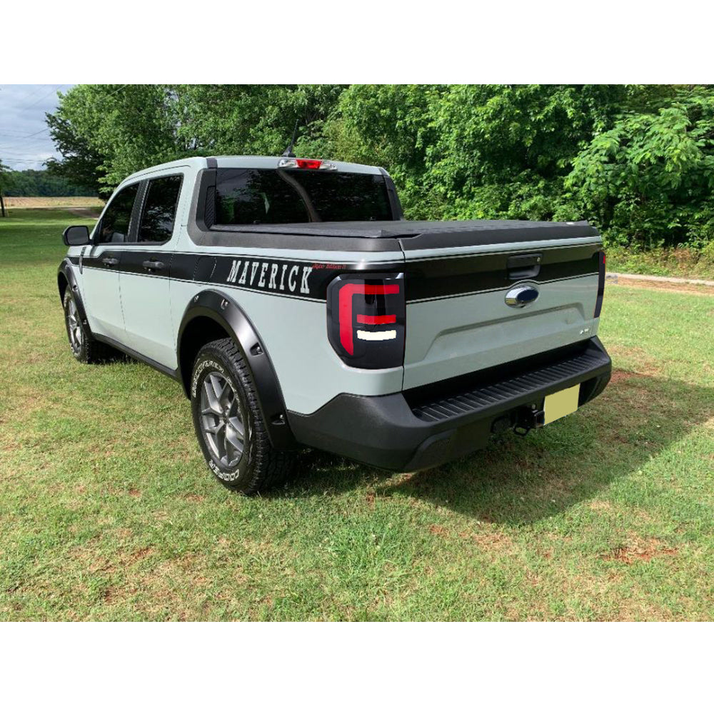 LED Tail Lights for 2022–2024 Ford Maverick XL & XLT – Smoked Lens Taillight Assembly