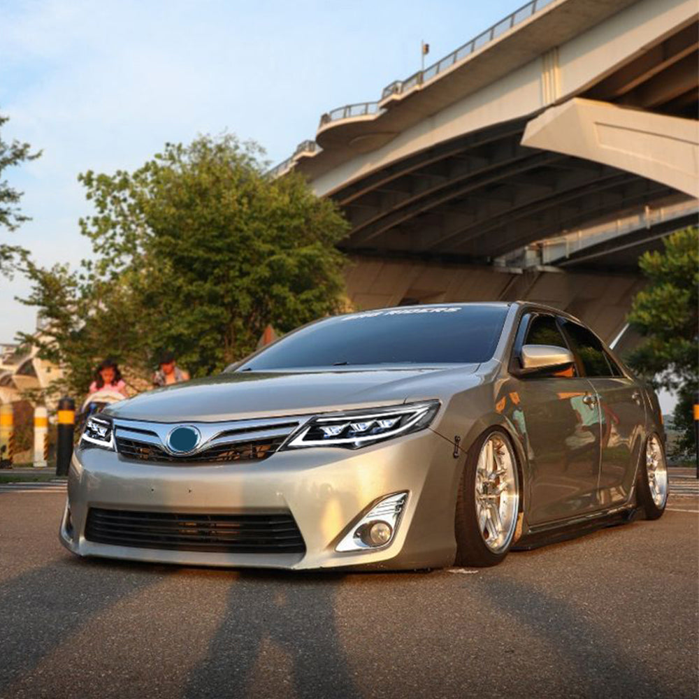 LED Headlight for 2012-2014 Toyota Camry, Animation Sequential, Headlight Assembly (Triple Beams) - Kuerled