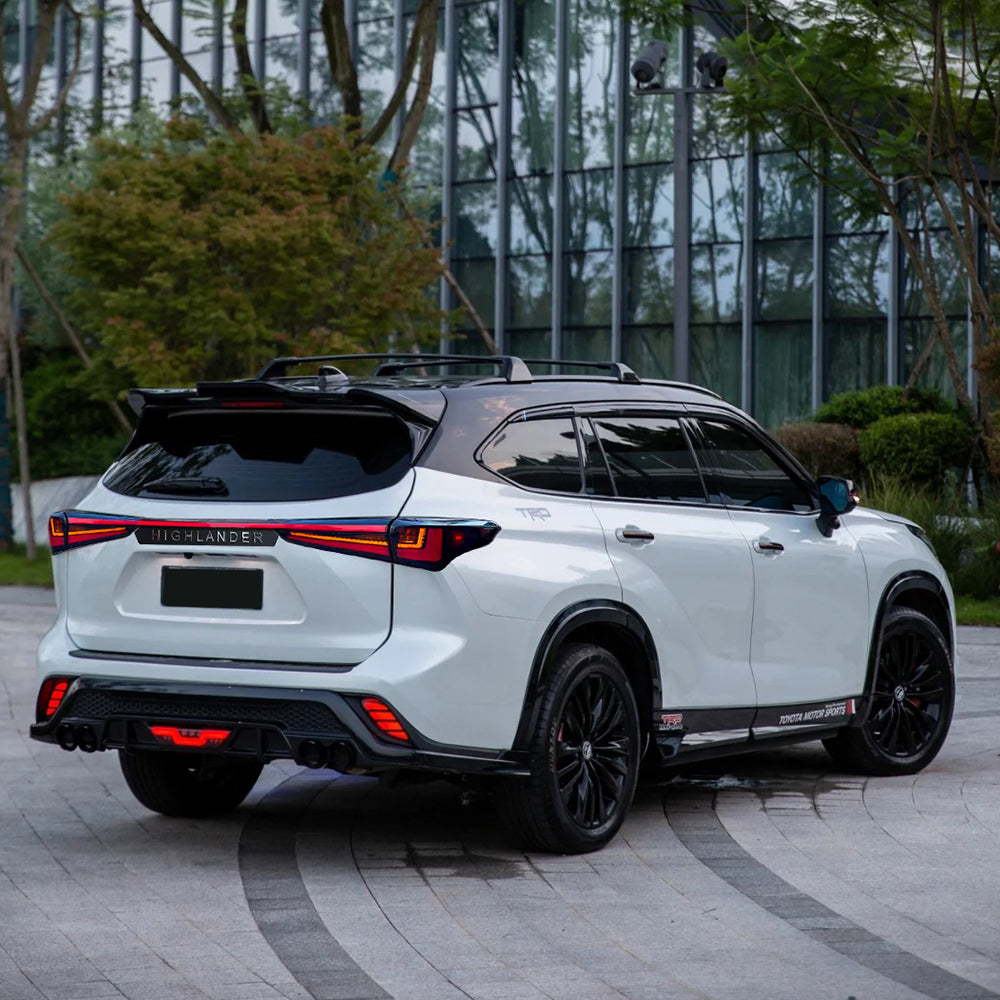 LED Tail Light for 2020-2024 Toyota Highlander with Dynamic Breathing DRL & Sequential Turn Signal