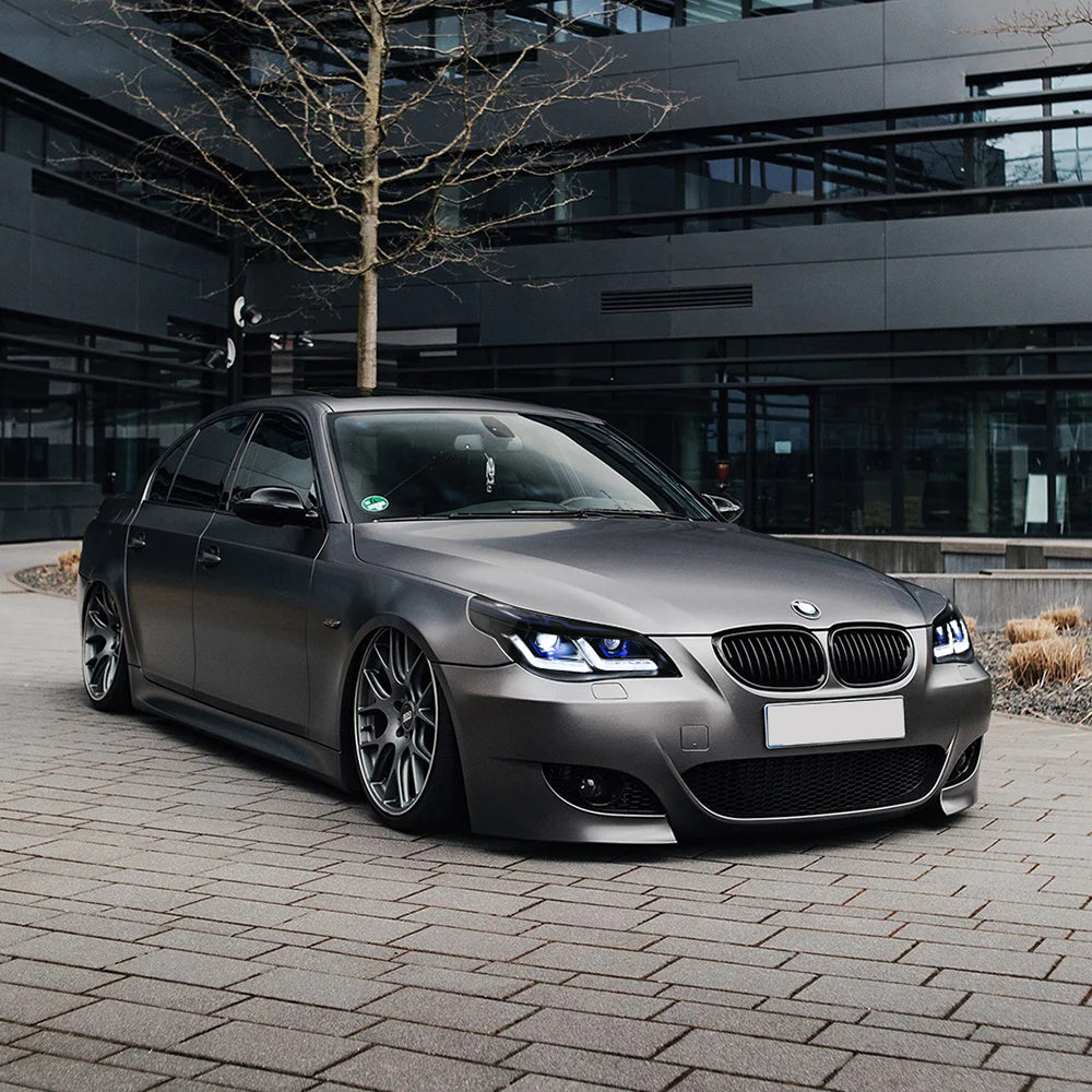 New BMW 5-Series (2004-2010 E60/E61) LED Headlight Assembly, Premium Projector Upgrade, Plug and Play