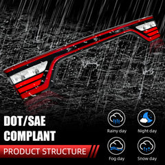 Dodge Durango 2014-2022 LED Liftgate Tail Light – Compatible with OEM Camera Hole