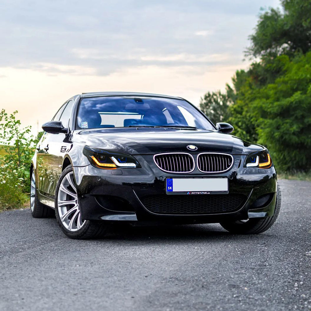 New BMW 5-Series (2004-2010 E60/E61) LED Headlight Assembly, Premium Projector Upgrade, Plug and Play