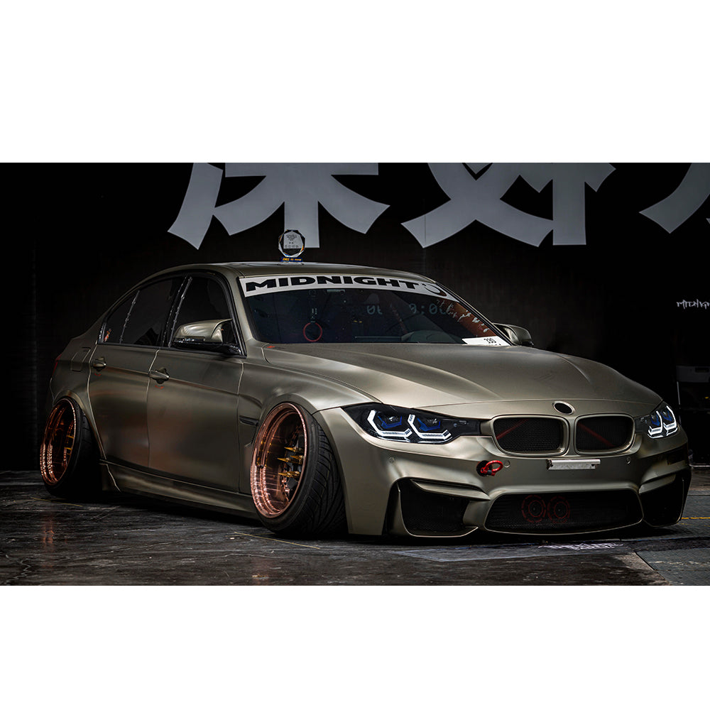 BMW 3-Series (2013-2018 F30/F31 328i/335i) LED Headlight Assembly, Premium Projector Upgrade - Kuerled