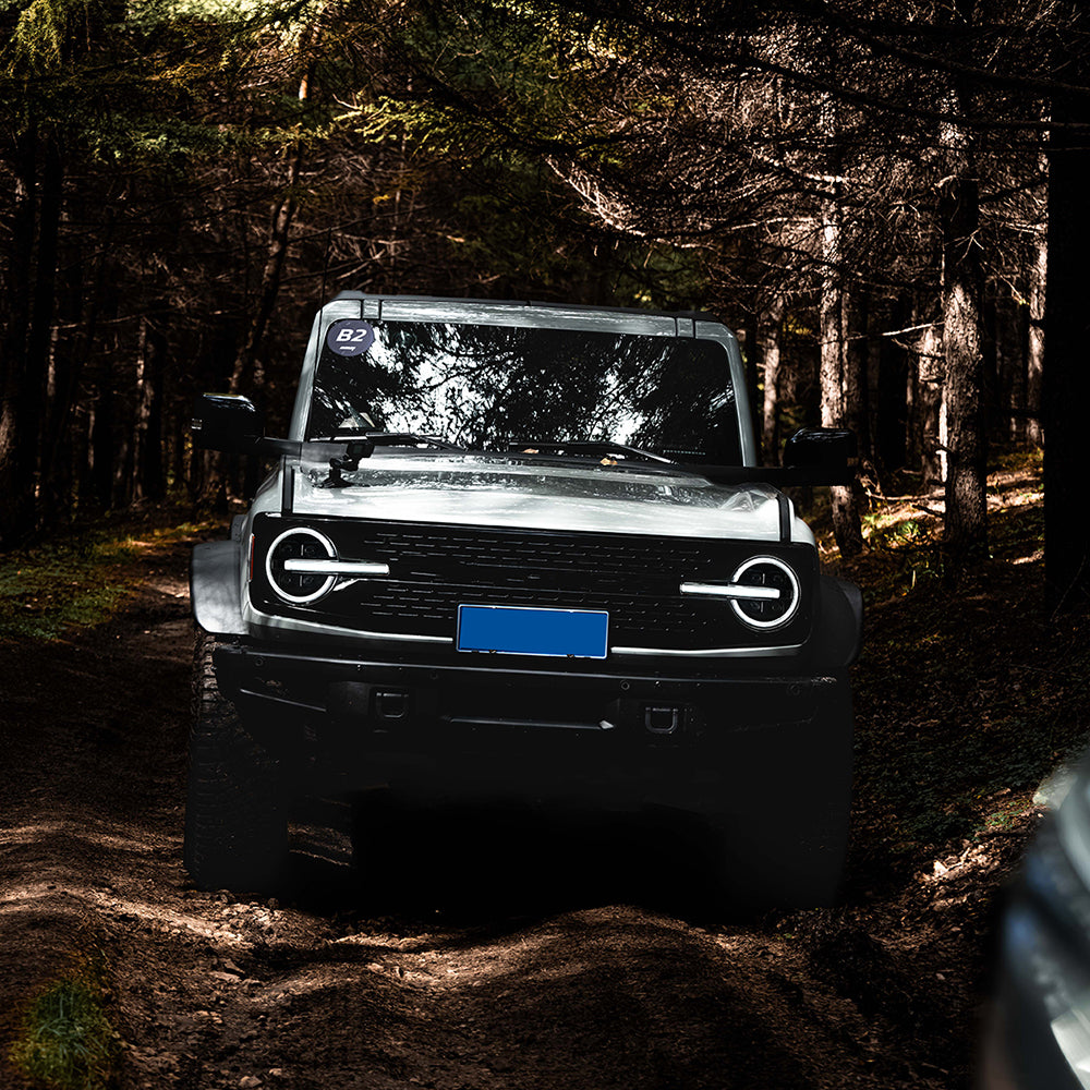 LED Headlights for 2021–2025 Ford Bronco 2/4-Door w/ Sequential Turn Signal & Start-Up DRL