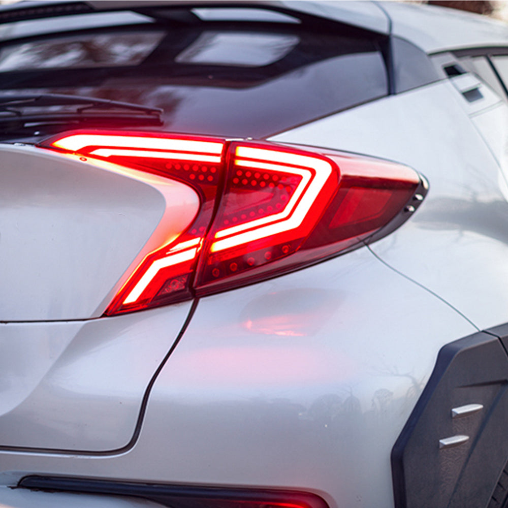 For 2018-2020 Toyota CHR/C-HR LED Somked/Red Tail Lights (NOT For 2021 C-HR GR Sport Models) - KuerLED