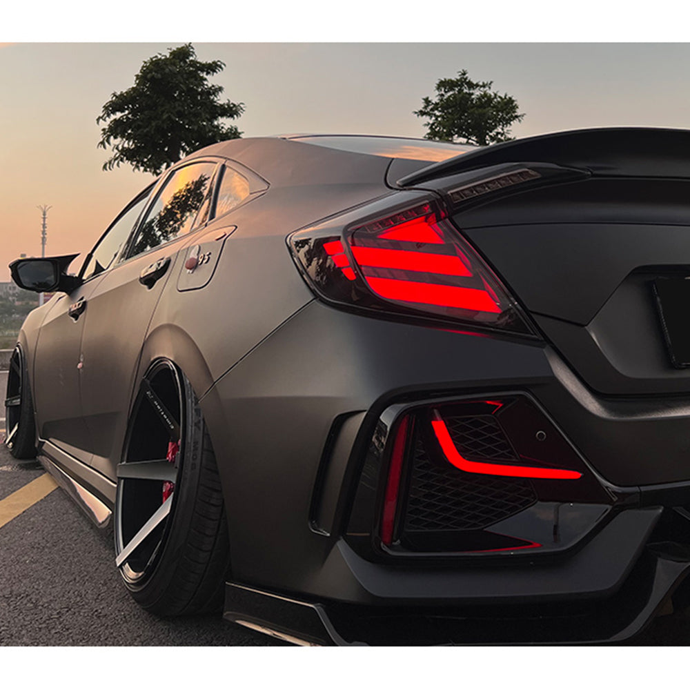For 2016-2021 Honda Civic Hatchback LED Tail Lights - KuerLED