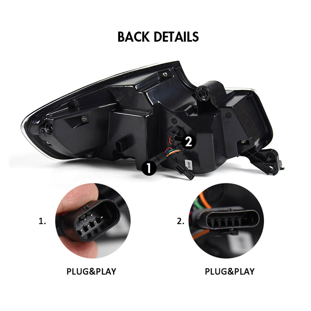 LED Tail Lights For BMW 2-Series & M2 V2 F22|F23|F87 GTS style OLED sequential Tail Lights - KuerLED