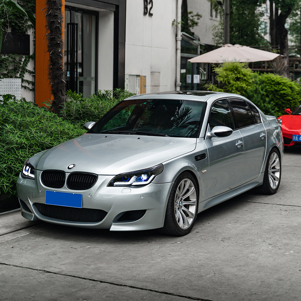New BMW 5-Series (2004-2010 E60/E61) LED Headlight Assembly, Premium Projector Upgrade, Plug and Play