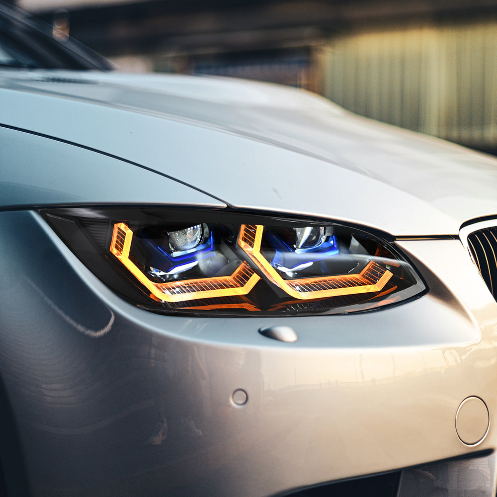 BMW 3-Series LED Headlights (2007-2010 E92/E93/Coupe), Fits 325i/328i/335i, Plug and Play, Easy Installation