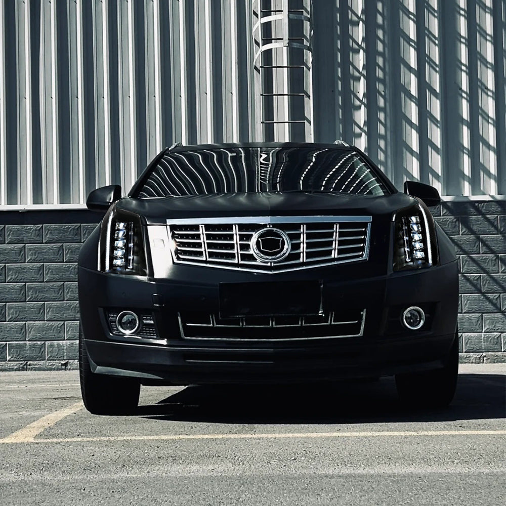 2010-2016 Cadillac SRX LED Headlights, Complete Front Assembly, Plug & Play - Kuerled