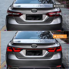 Smoked/RGB LED Tail Lights for 2018–2024 Toyota Camry w/ Start-Up Animation – Sequential Rear Lights Replacement