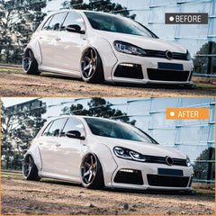 2010-2014 Volkswagen Golf GTI MK6 LED Headlights for Factory Halogen Models, Sequential Turn Signal, Plug & Play