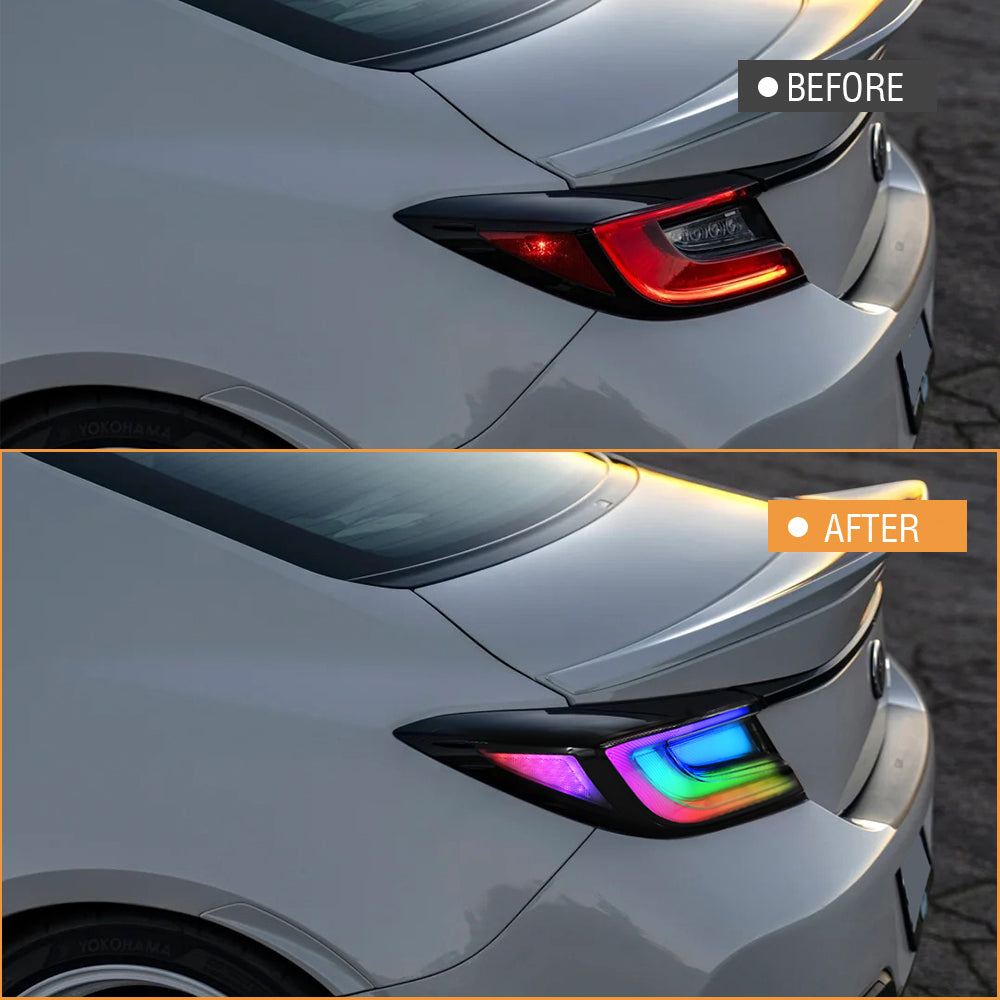 Rgb Led Rear RGB Smoked LED Tail Light Assembly for Toyota GR86/ Subaru BRZ 2nd Gen ...
