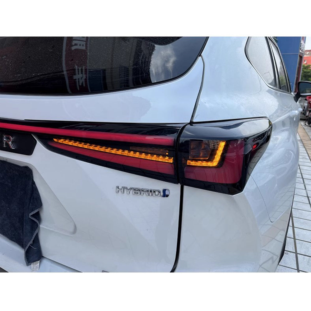 LED Tail Light for 2020-2024 Toyota Highlander with Dynamic Breathing DRL & Sequential Turn Signal