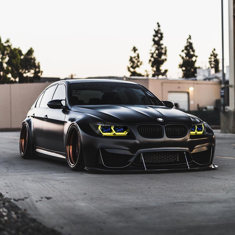 BMW 3-Series LED Headlights (2005-2012 E90/E91), Fits 320i/323i/325/328i/330/335 Halogen/Xenon - Kuerled