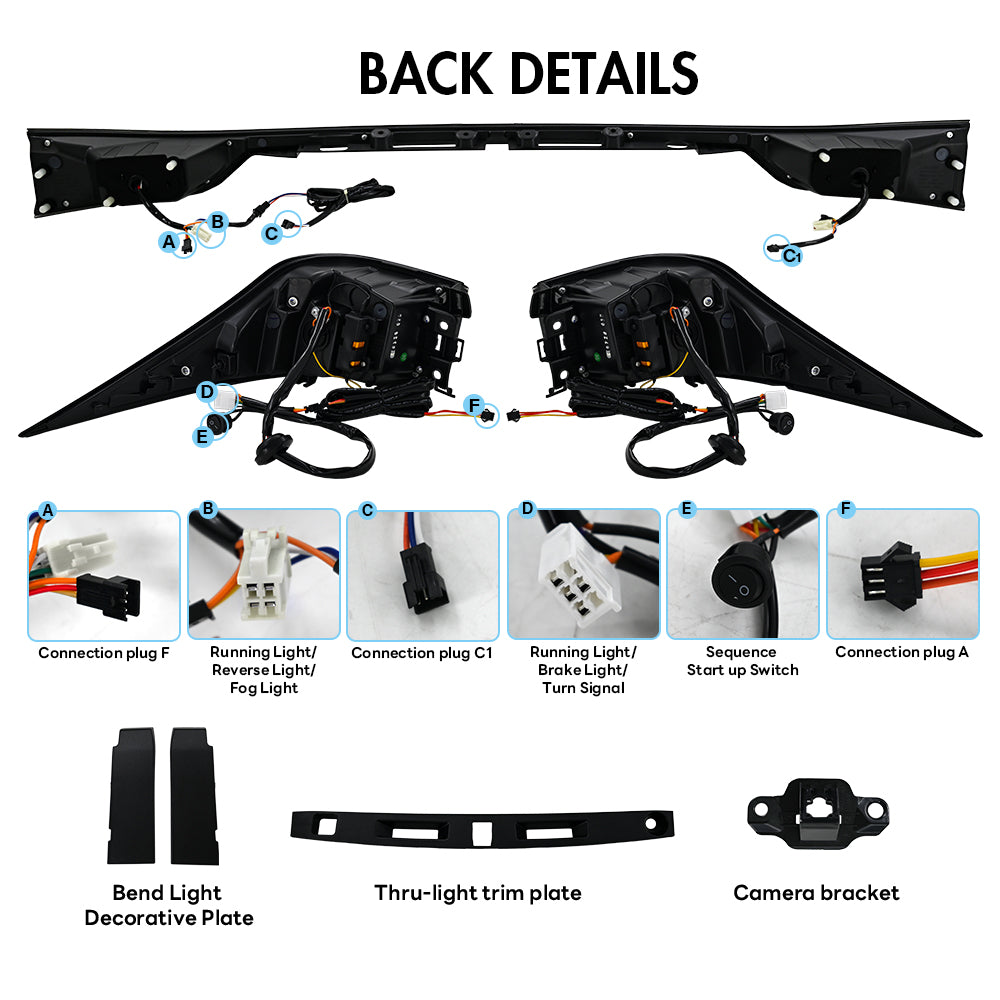 RGB LED Tail Lights for 2014–2020 Lexus IS250 / IS300 / IS350 / IS200t – Sequential Rear Lamps