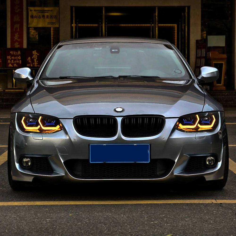 BMW 3-Series LED Headlights (2011-2013 E92/E93 LCI), Fits 325i/328i/335i, Plug and Play, Easy Installation