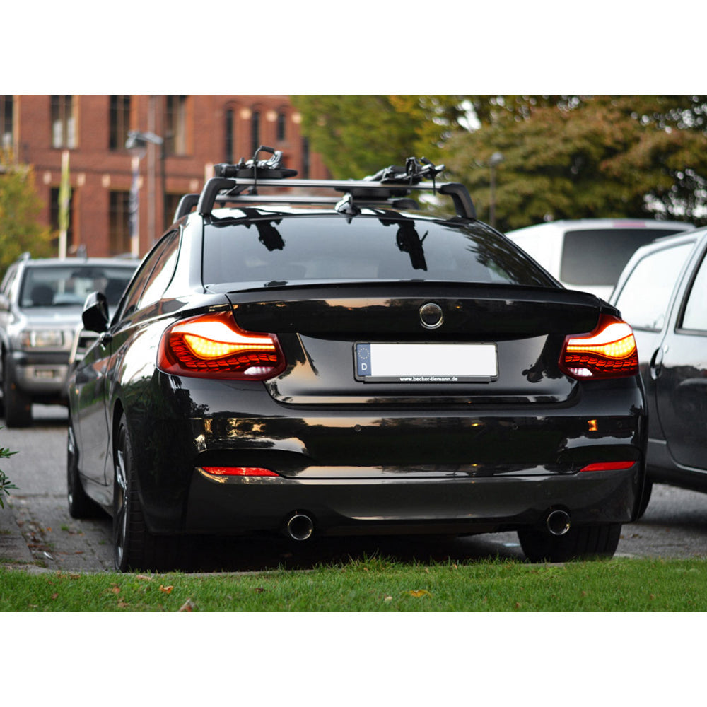 LED Tail Lights For BMW 2-Series & M2 V2 F22|F23|F87 GTS style OLED sequential Tail Lights - KuerLED