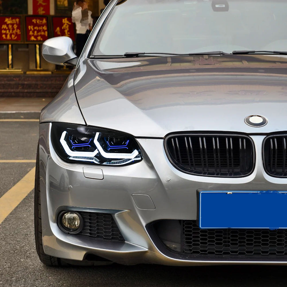 BMW 3-Series LED Headlights (2011-2013 E92/E93 LCI), Fits 325i/328i/335i, Plug and Play, Easy Installation