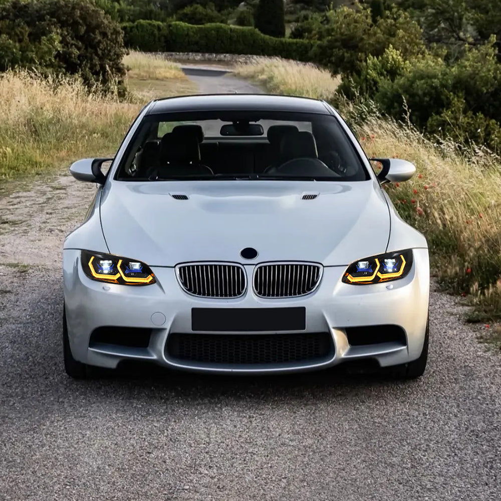 BMW 3-Series LED Headlights (2007-2010 E92/E93/Coupe), Fits 325i/328i/335i, Plug and Play, Easy Installation