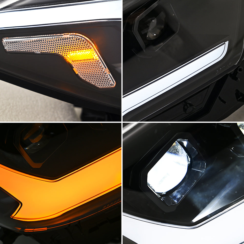 2016-2022 Toyota Tacoma LED Headlights, DOT Approved, Plug & Play Install - Kuerled