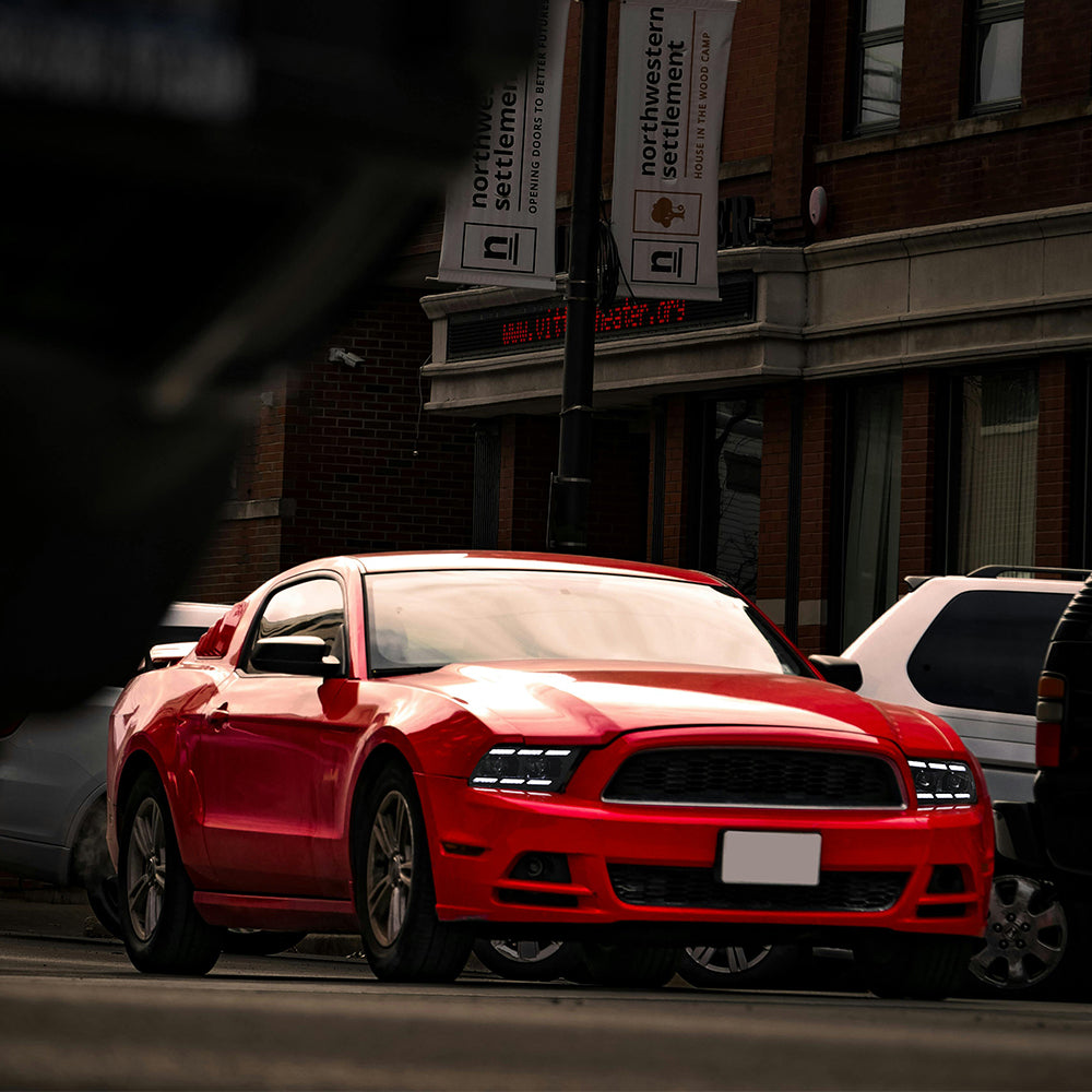 Premium Triple-Projector LED Headlights For 2010-2014 Ford Mustang | Plug & Play Upgrade | Dynamic Sequential Signals