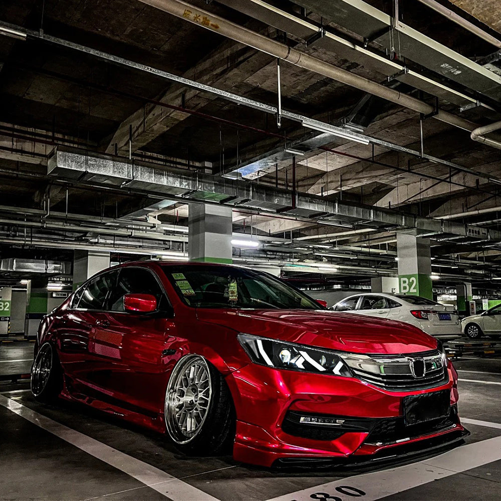 LED Headlight for 2016-2017 Accord 4door (Include Hybrid/LX/Touring Models),Easy Installation, Plug and Play with Devil Eye - Kuerled