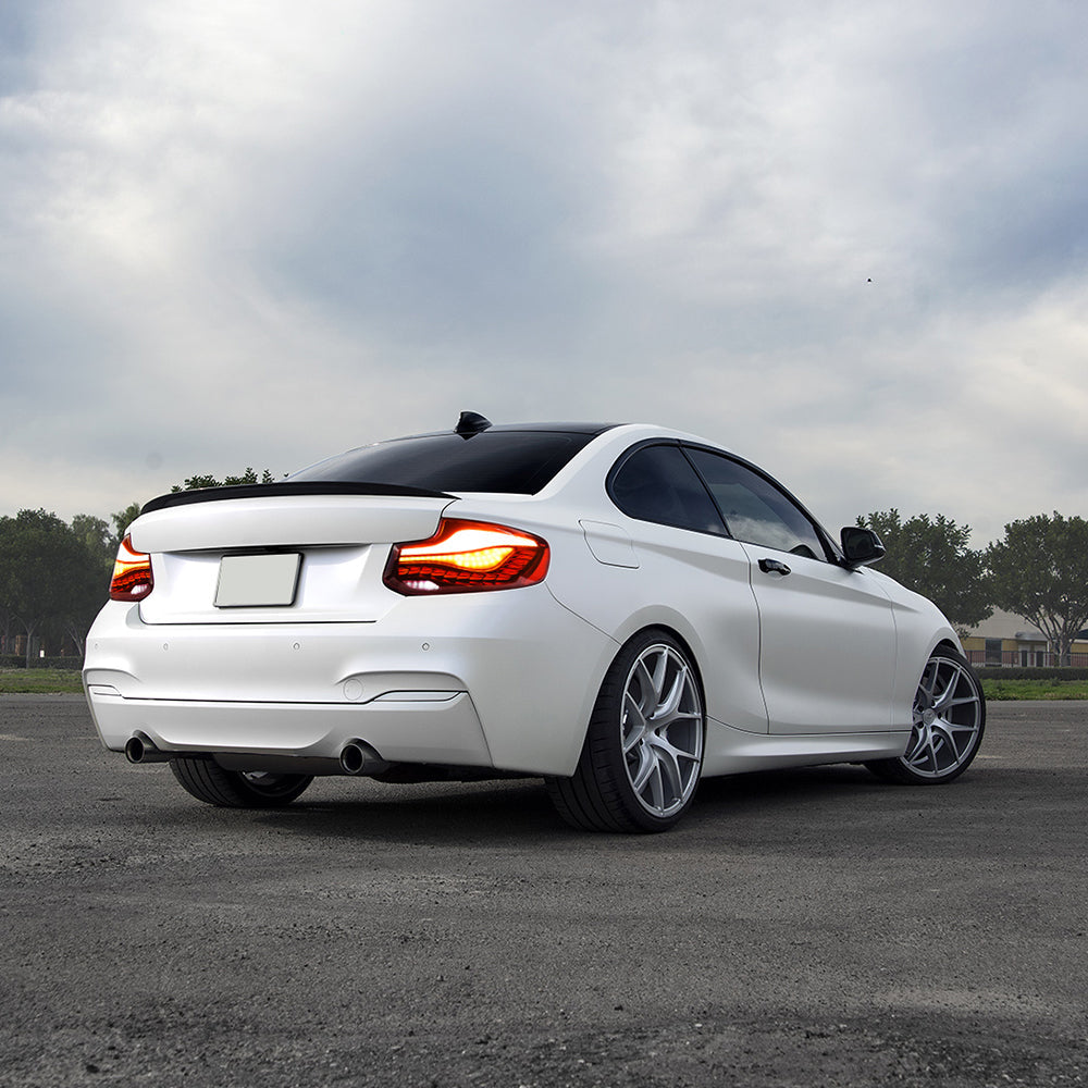 LED Tail Lights For BMW 2-Series & M2 V2 F22|F23|F87 GTS style OLED sequential Tail Lights - KuerLED