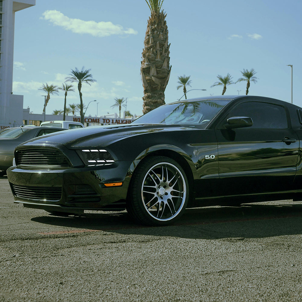 Premium Triple-Projector LED Headlights For 2010-2014 Ford Mustang | Plug & Play Upgrade | Dynamic Sequential Signals