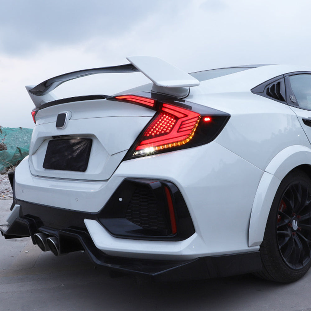 For 2016-2021 Honda Civic hatchback Led Tail light (Three compartments) - KuerLED