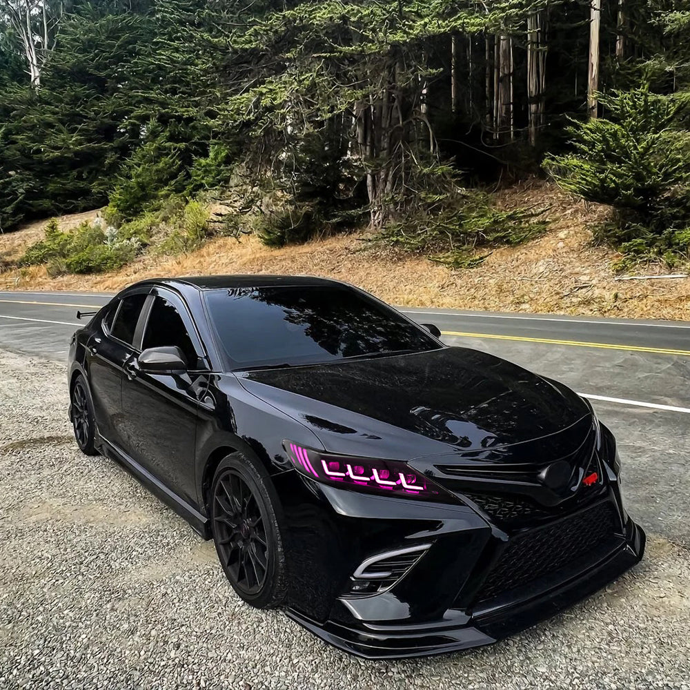 KuerLED New RGB Headlights For 2018-2024 Toyota Camry LE SE XLE XSE TRD (Quad Projectors Headlights) - KuerLED