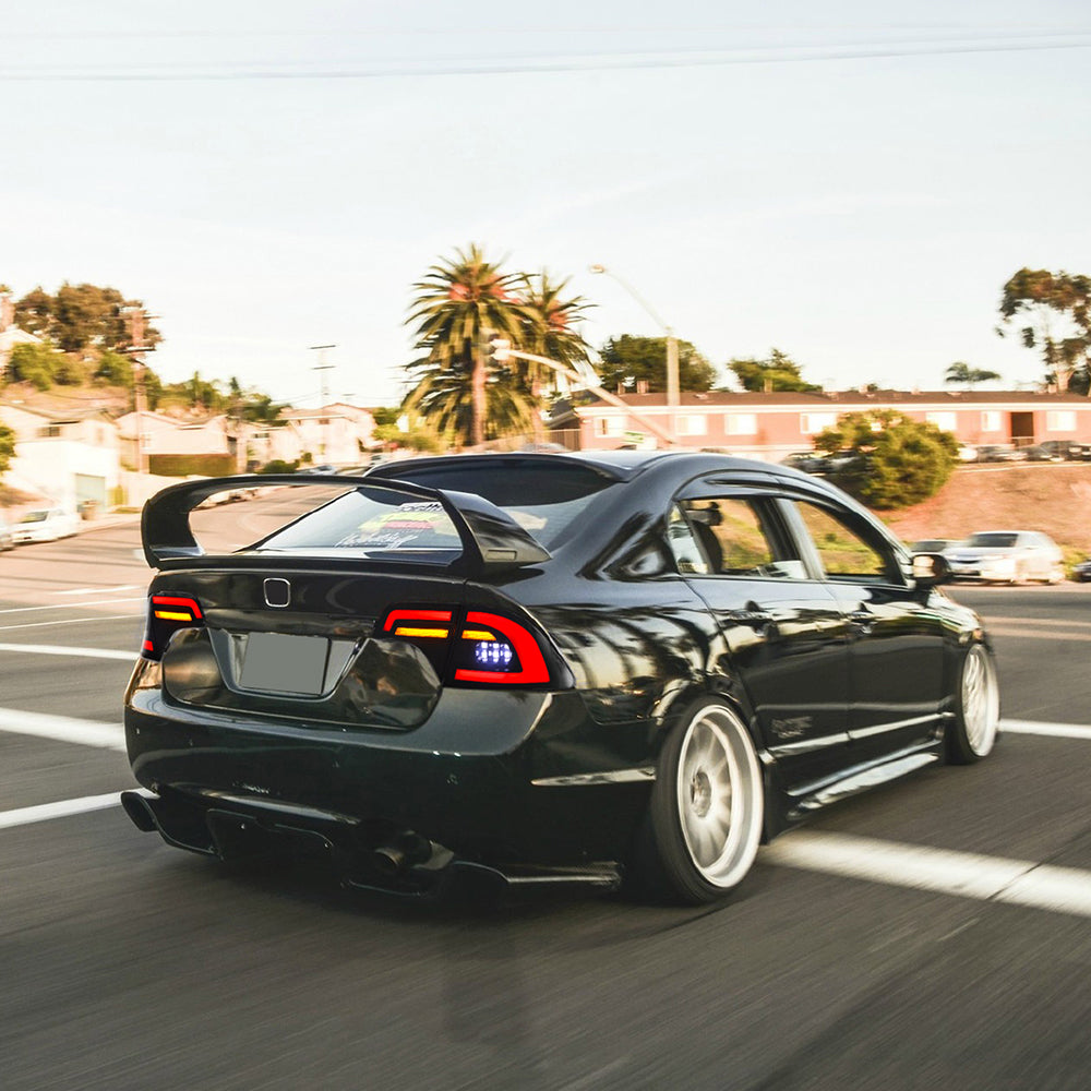 Honda Civic 8th Gen (2006-2011) LED Tail Light, Dynamic Running Light, Plug & Play Upgrade - Kuerled