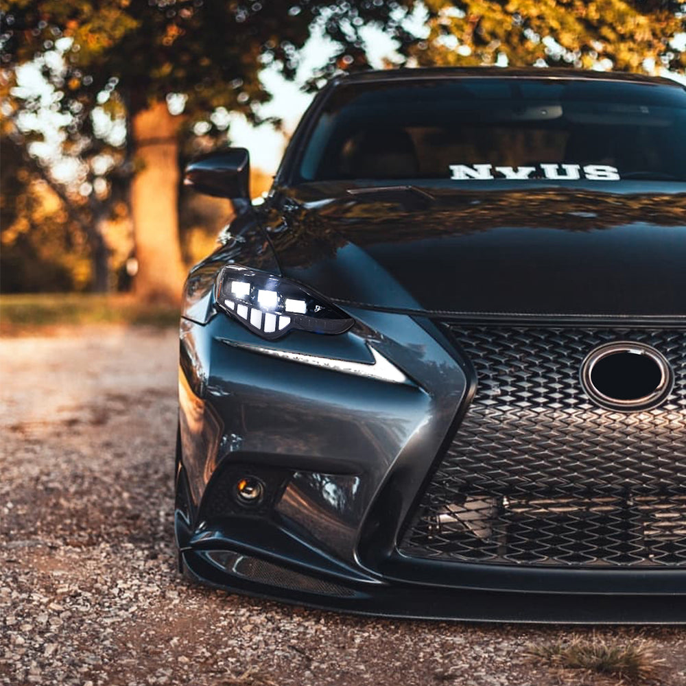 LED Headlights for 2013–2016 Lexus IS250, IS350, IS200t, IS300 Sequential Head Lamps Assembly