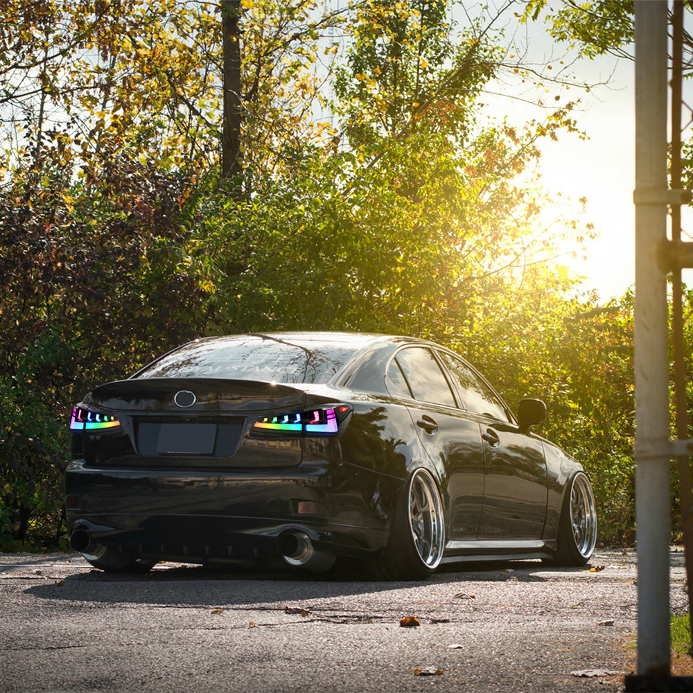 RGB Tail Light for 2006-2012 Lexus IS250/IS350/ISF, LED Sequential Signal Light - Kuerled