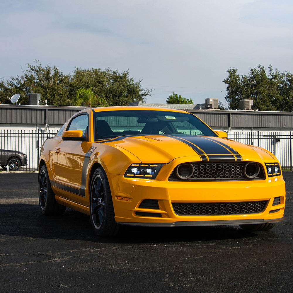 Premium Triple-Projector LED Headlights For 2010-2014 Ford Mustang | Plug & Play Upgrade | Dynamic Sequential Signals