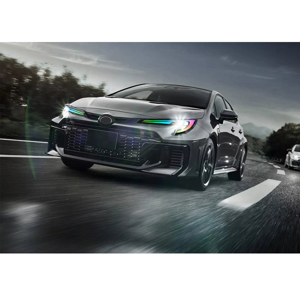 2020-2025 Toyota Corolla Sedan RGB LED Headlight Assembly - OEM Replacement Headlamps - Kuerled