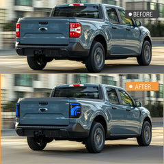 Full RGB LED Tail Lights for 2022-2024 Ford Maverick | Startup Animation, Plug & Play, Fits All Trims