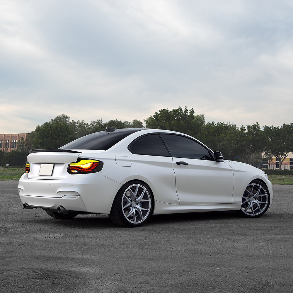 LED Tail Lights For BMW 2-Series & M2 V2 F22|F23|F87 GTS style OLED sequential Tail Lights - KuerLED