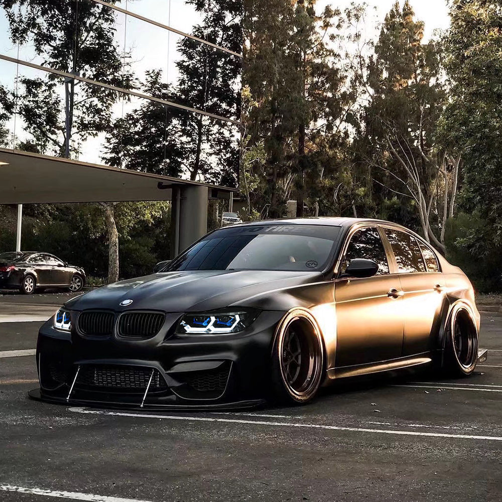 BMW 3-Series LED Headlights (2005-2012 E90/E91), Fits 320i/323i/325/328i/330/335 Halogen/Xenon - Kuerled