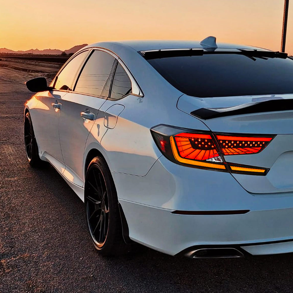 2018-2022 Honda Accord 10th Gen LED Tail Lights, Dynamic Animation & Sequential Signaling - Kuerled