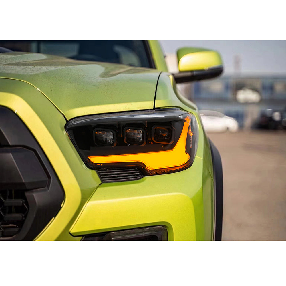 2016-2022 Toyota Tacoma LED Headlights, DOT Approved, Plug & Play Install - Kuerled