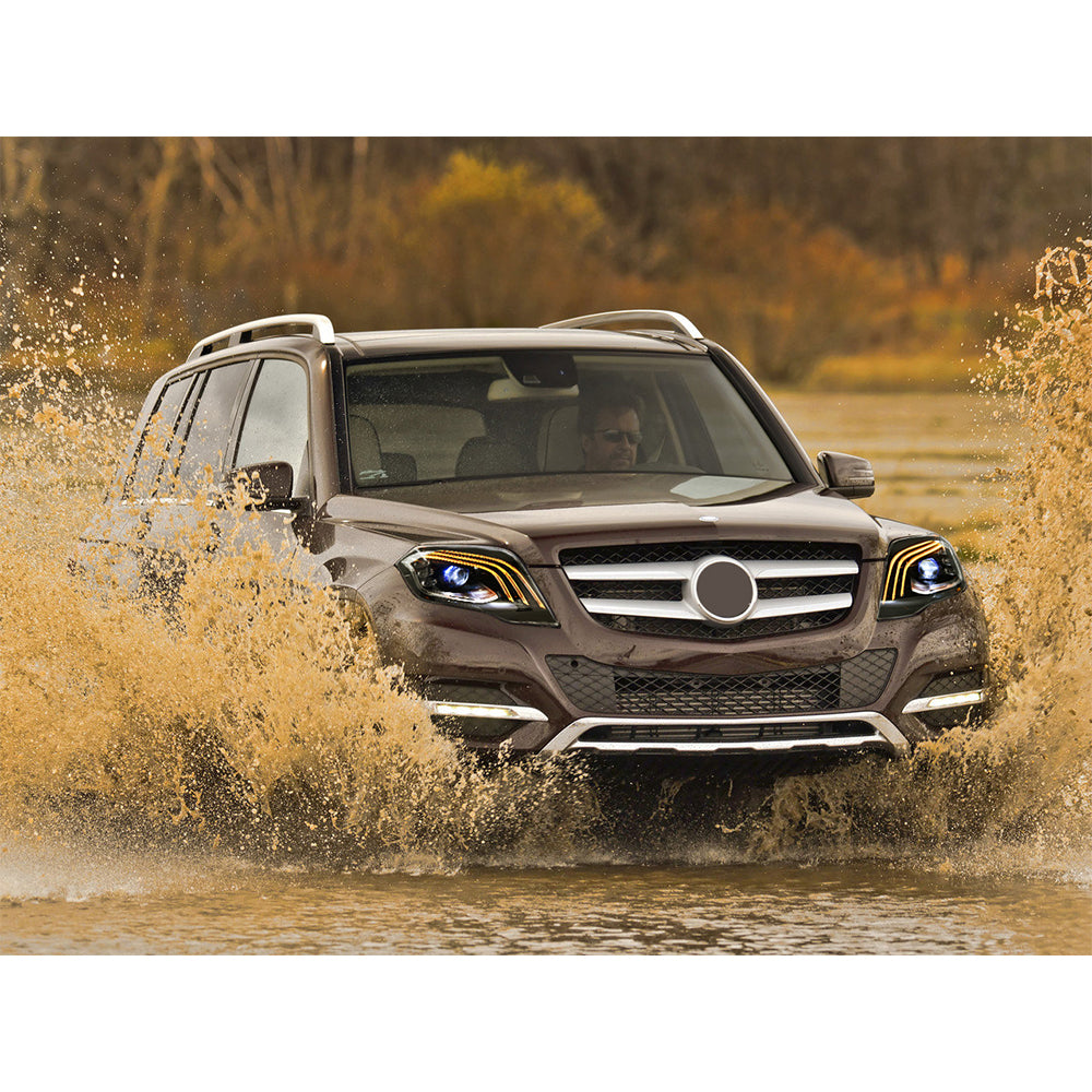 LED Headlights for 2013–2015 Mercedes-Benz GLK350 & GLK250 – Front Headlamp Assembly (Pair)